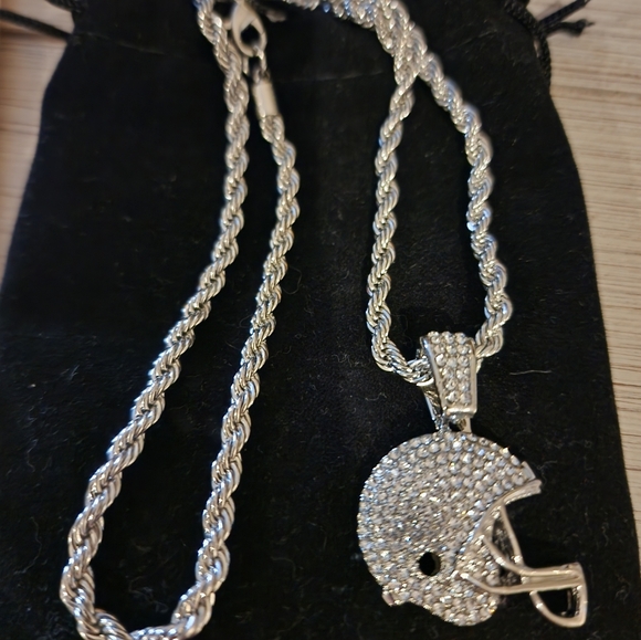 NWOT SS Football necklace - Picture 2 of 4